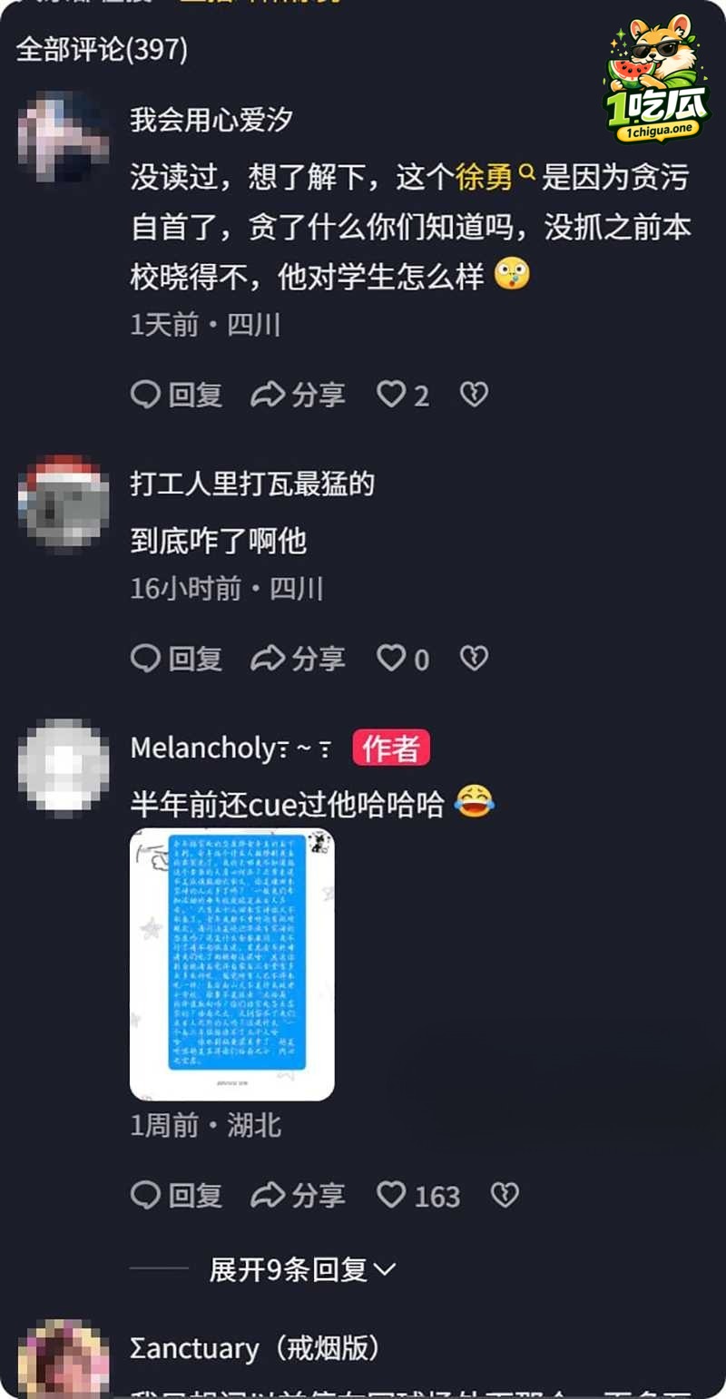 徐勇从名师到贪官