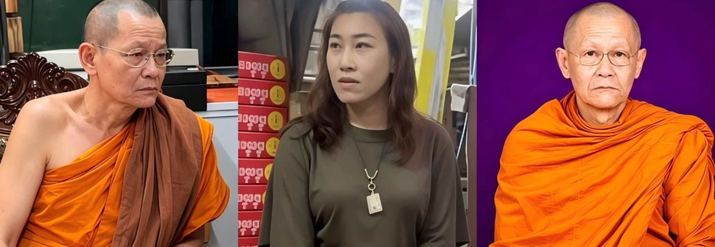 泰国淫僧 阿赞初 狂圈9200万善款包养情人 与女信徒僧舍做爱 佛门清净地竟成泄欲炮房