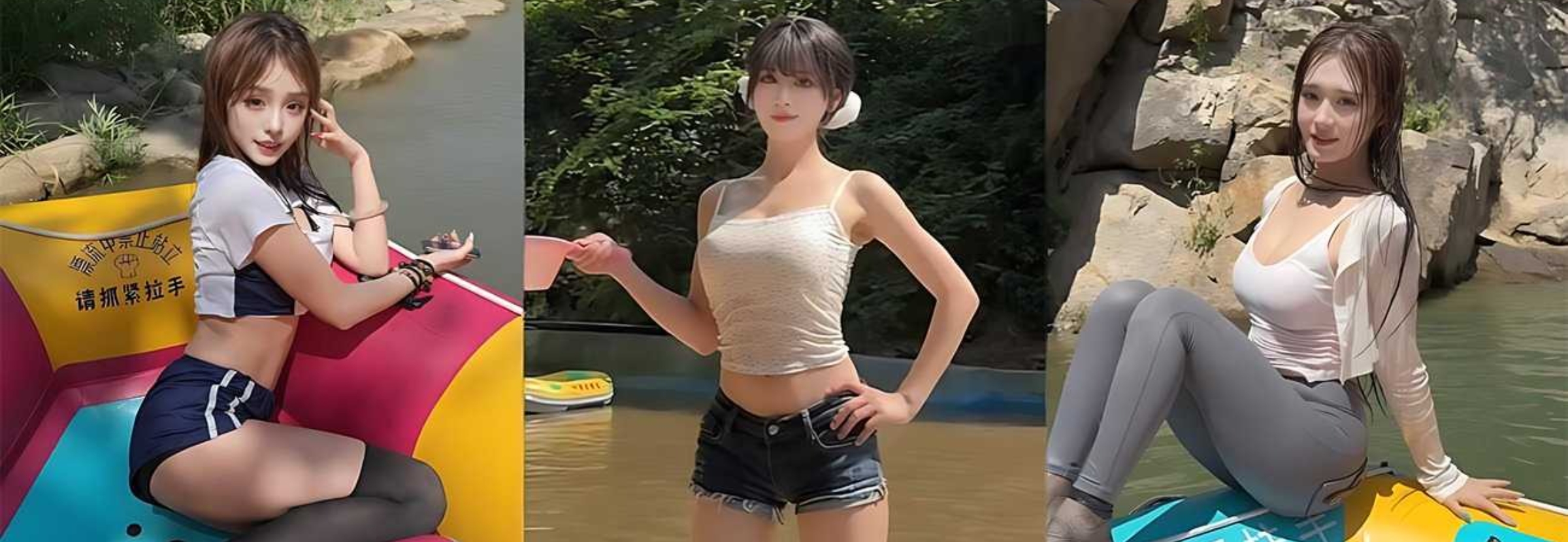 贵州通天河景区陪漂服务涉黄 1988元即可享受女友级服务 为你二弟漂流护航