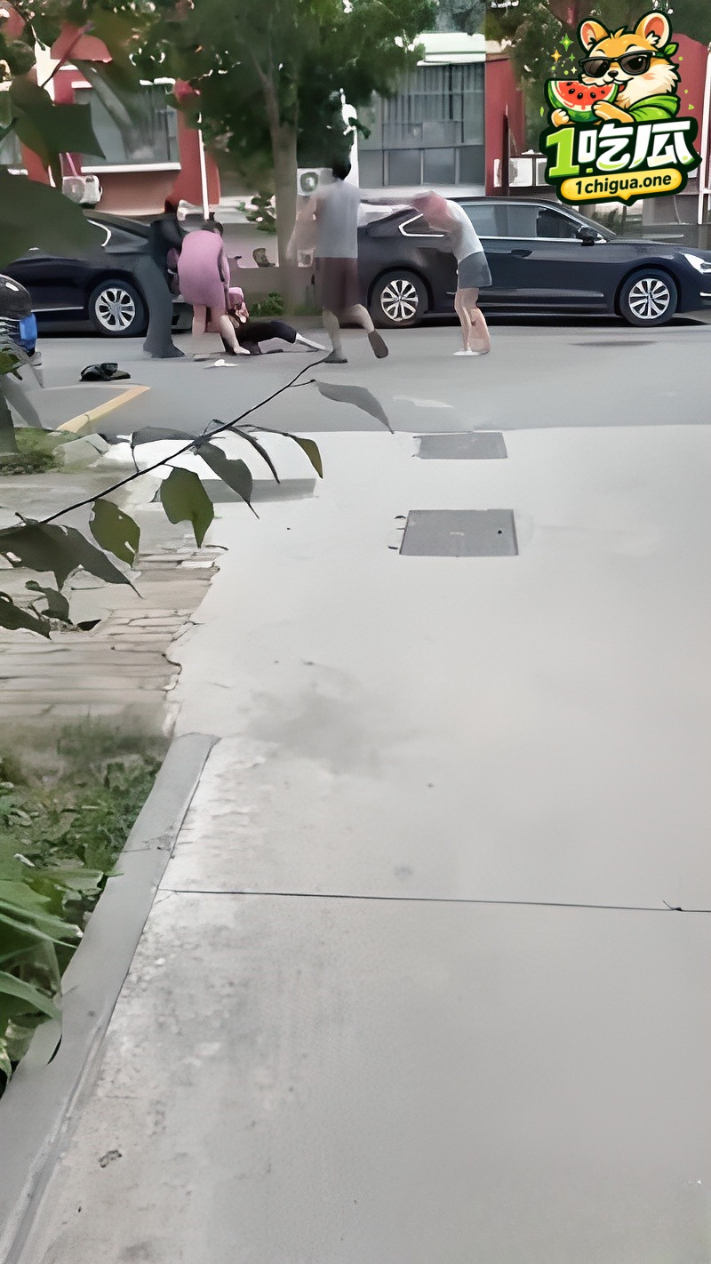 山东德州 黄金水岸小区 抓奸大戏完整版 父子齐上阵砸门砸窗 楼梯喷字羞辱小三