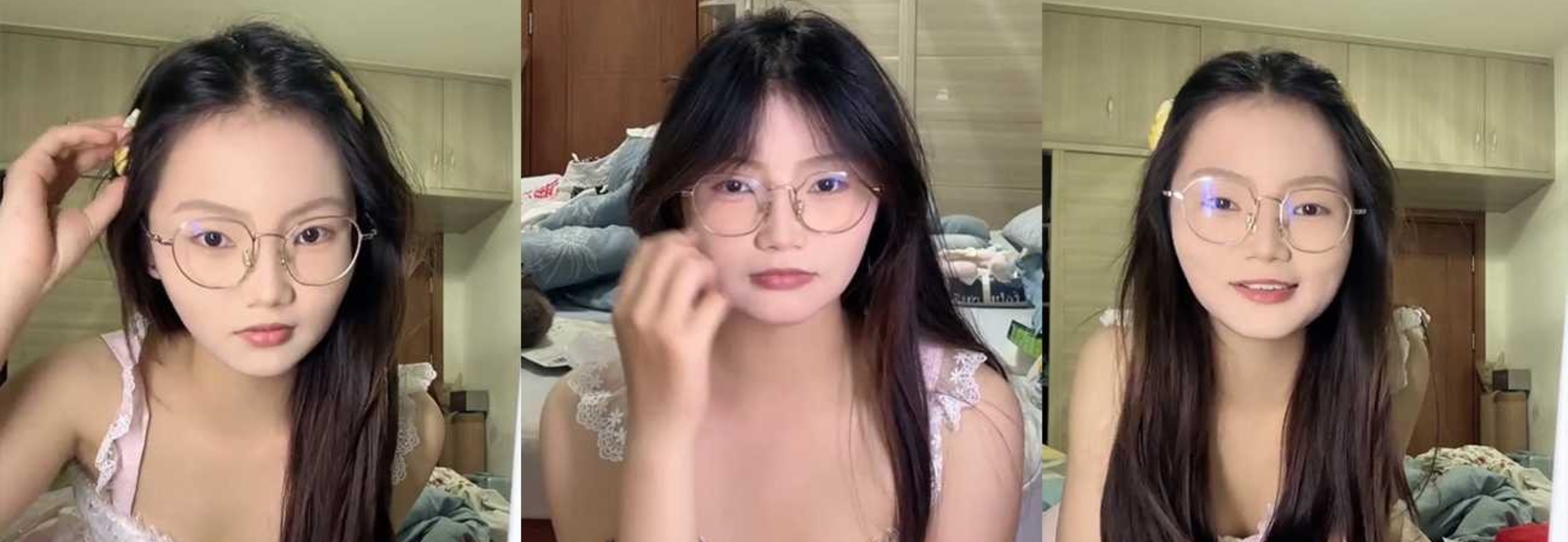 网黄少女 困困兔 眼镜骚妹骚话不断 露脸表演假屌插穴 赤裸卖萌反差爆棚