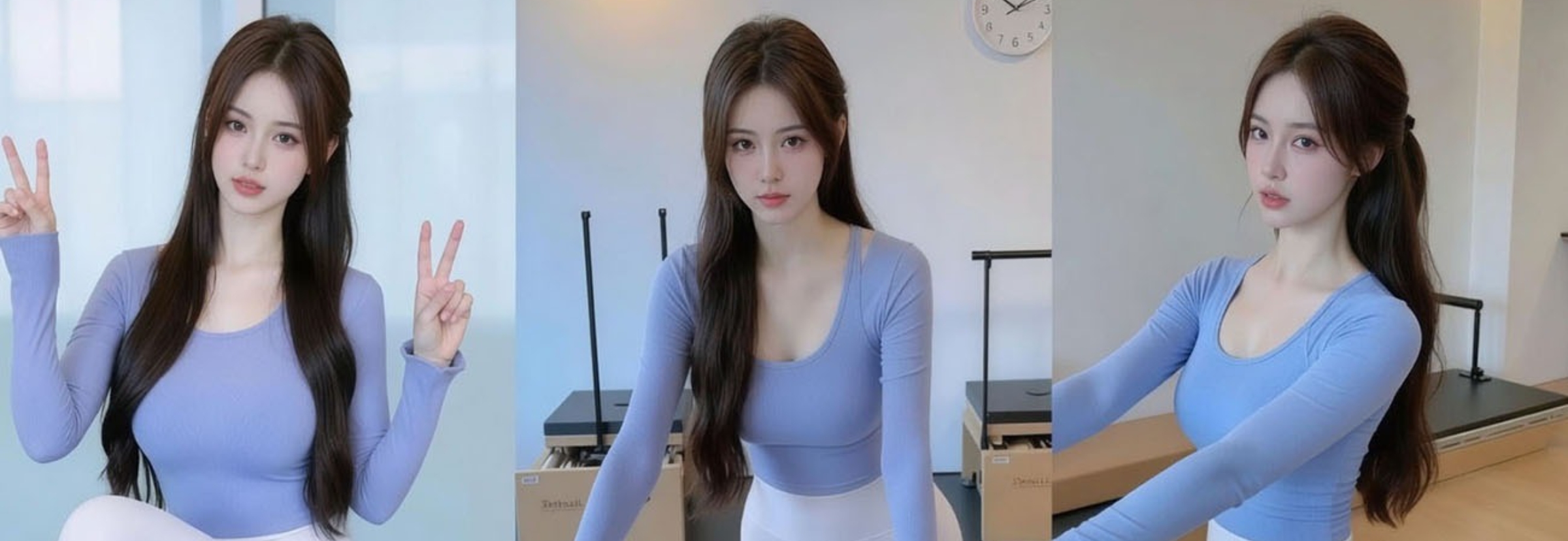 顶级TikTok韩瑜伽博主布偶猫 兼职举牌福利姬 多姿势漏穴尿尿行为艺术